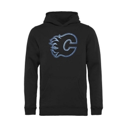 NHL Calgary Flames Pond Hockey Pullover Hoodie - Black