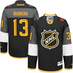 Johnny Gaudreau Reebok Calgary Flames Authentic Black 2016 All Star NHL Jersey