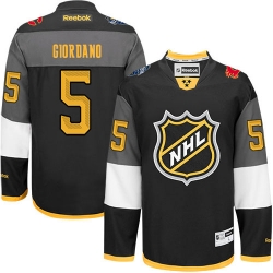 Mark Giordano Reebok Calgary Flames Premier Black 2016 All Star NHL Jersey
