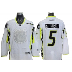 Mark Giordano Reebok Calgary Flames Authentic White 2015 All Star NHL Jersey