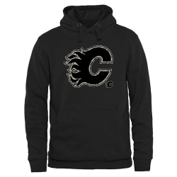 NHL Calgary Flames Black Rink Warrior Pullover Hoodie