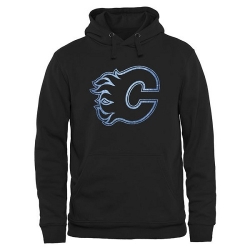 NHL Calgary Flames Rinkside Pond Hockey Pullover Hoodie - Black