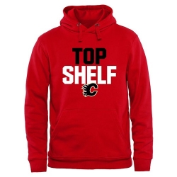 NHL Calgary Flames Top Shelf Pullover Hoodie - Scarlet