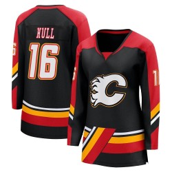 Brett Hull Women's Calgary Flames Breakaway Black Special Edition 2.0 Jersey