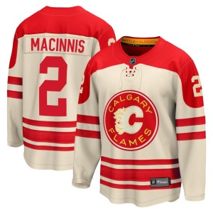Al MacInnis Men's Fanatics Branded Calgary Flames Premier Cream Breakaway 2023 Heritage Classic Jersey