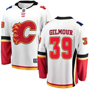 Doug Gilmour Youth Fanatics Branded Calgary Flames Breakaway White Away Jersey