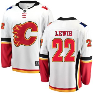 Trevor Lewis Youth Fanatics Branded Calgary Flames Breakaway White Away Jersey