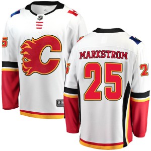 Jacob Markstrom Youth Fanatics Branded Calgary Flames Breakaway White Away Jersey