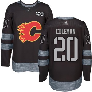 Blake Coleman Youth Calgary Flames Authentic Black 1917-2017 100th Anniversary Jersey
