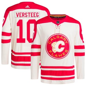 Kris Versteeg Youth Adidas Calgary Flames Authentic Cream 2023 Heritage Classic Primegreen Jersey