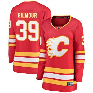 Doug Gilmour Women's Fanatics Branded Calgary Flames Breakaway Red Alternate Jersey