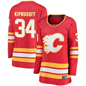 Miikka Kiprusoff Women's Fanatics Branded Calgary Flames Breakaway Red Alternate Jersey