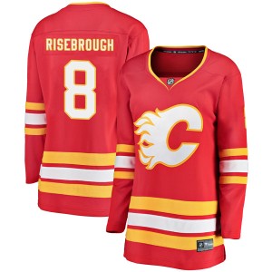 Doug Risebrough Women's Fanatics Branded Calgary Flames Breakaway Red Alternate Jersey
