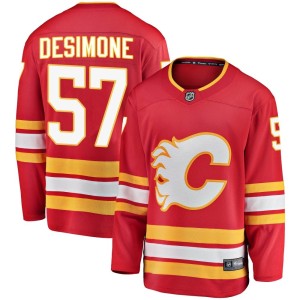 Nick DeSimone Youth Fanatics Branded Calgary Flames Breakaway Red Alternate Jersey