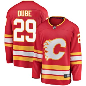 Dillon Dube Youth Fanatics Branded Calgary Flames Breakaway Red Alternate Jersey