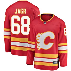 Jaromir Jagr Youth Fanatics Branded Calgary Flames Breakaway Red Alternate Jersey