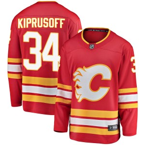 Miikka Kiprusoff Youth Fanatics Branded Calgary Flames Breakaway Red Alternate Jersey
