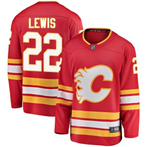 Trevor Lewis Youth Fanatics Branded Calgary Flames Breakaway Red Alternate Jersey