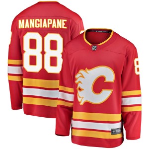 Andrew Mangiapane Youth Fanatics Branded Calgary Flames Breakaway Red Alternate Jersey
