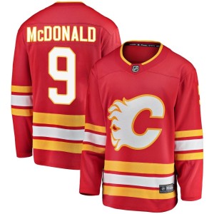 Lanny McDonald Youth Fanatics Branded Calgary Flames Breakaway Red Alternate Jersey