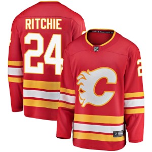 Brett Ritchie Youth Fanatics Branded Calgary Flames Breakaway Red Alternate Jersey
