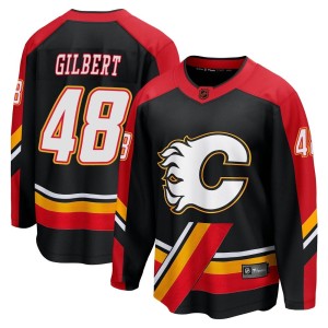 Dennis Gilbert Youth Fanatics Branded Calgary Flames Breakaway Black Special Edition 2.0 Jersey