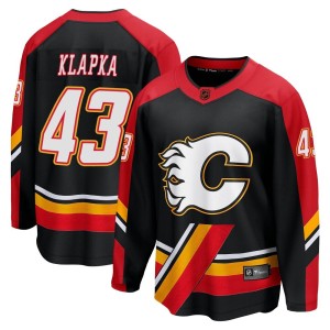 Adam Klapka Youth Fanatics Branded Calgary Flames Breakaway Black Special Edition 2.0 Jersey