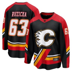 Adam Ruzicka Youth Fanatics Branded Calgary Flames Breakaway Black Special Edition 2.0 Jersey