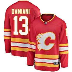 Riley Damiani Men's Fanatics Branded Calgary Flames Breakaway Red Alternate Jersey