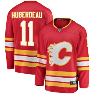 Jonathan Huberdeau Men's Fanatics Branded Calgary Flames Breakaway Red Alternate Jersey