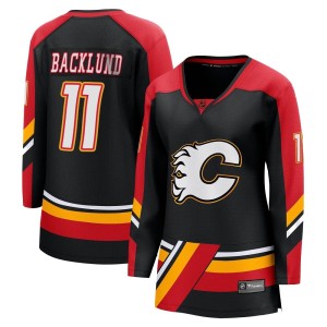Mikael Backlund Women's Fanatics Branded Calgary Flames Breakaway Black Special Edition 2.0 Jersey