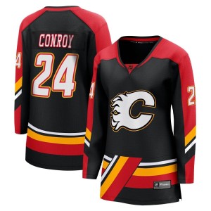 Craig Conroy Women's Fanatics Branded Calgary Flames Breakaway Black Special Edition 2.0 Jersey