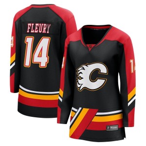 Theoren Fleury Women's Fanatics Branded Calgary Flames Breakaway Black Special Edition 2.0 Jersey