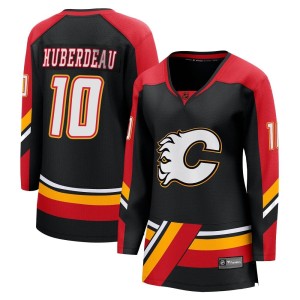 Jonathan Huberdeau Women's Fanatics Branded Calgary Flames Breakaway Black Special Edition 2.0 Jersey