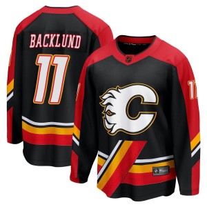 Mikael Backlund Men's Fanatics Branded Calgary Flames Breakaway Black Special Edition 2.0 Jersey