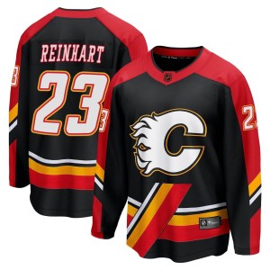 Paul Reinhart Men's Fanatics Branded Calgary Flames Breakaway Black Special Edition 2.0 Jersey