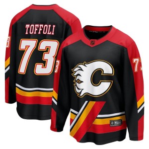 Tyler Toffoli Men's Fanatics Branded Calgary Flames Breakaway Black Special Edition 2.0 Jersey