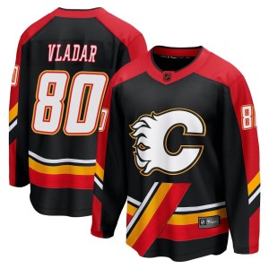 Dan Vladar Men's Fanatics Branded Calgary Flames Breakaway Black Special Edition 2.0 Jersey