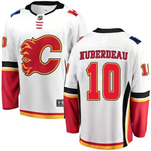Jonathan Huberdeau Men's Fanatics Branded Calgary Flames Breakaway White Away Jersey