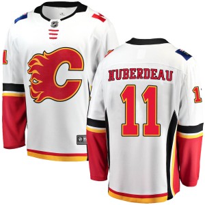 Jonathan Huberdeau Men's Fanatics Branded Calgary Flames Breakaway White Away Jersey