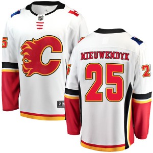 Joe Nieuwendyk Men's Fanatics Branded Calgary Flames Breakaway White Away Jersey