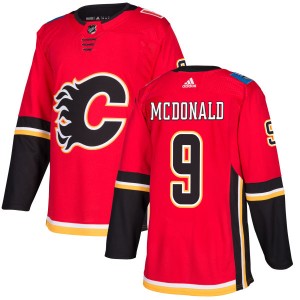 Lanny McDonald Men's Adidas Calgary Flames Authentic Red Jersey
