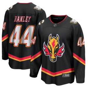 Joel Hanley Men's Fanatics Branded Calgary Flames Premier Black Breakaway 2022/23 Alternate Jersey