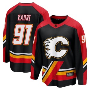 Nazem Kadri Youth Fanatics Branded Calgary Flames Breakaway Black Special Edition 2.0 Jersey