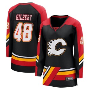 Dennis Gilbert Women's Fanatics Branded Calgary Flames Breakaway Black Special Edition 2.0 Jersey
