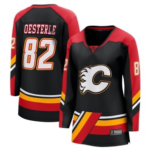 Jordan Oesterle Women's Fanatics Branded Calgary Flames Breakaway Black Special Edition 2.0 Jersey