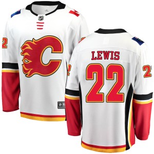 Trevor Lewis Men's Fanatics Branded Calgary Flames Breakaway White Away Jersey