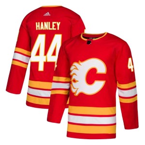 Joel Hanley Men's Adidas Calgary Flames Authentic Red Alternate Jersey